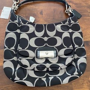 Authentic Coach Kristen Signature C Hobo Handbag.
